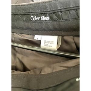 Calvin Klein Women's Brown Pant Suit with Blazer Size 4